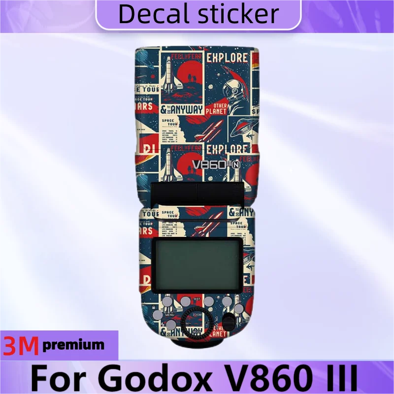 

For Godox V860 III Decal Skin Vinyl Wrap Film Flash Sticker Coat V860III V860IIIC V860IIIN V860IIIS V860IIIO V860IIIF V860IIIP