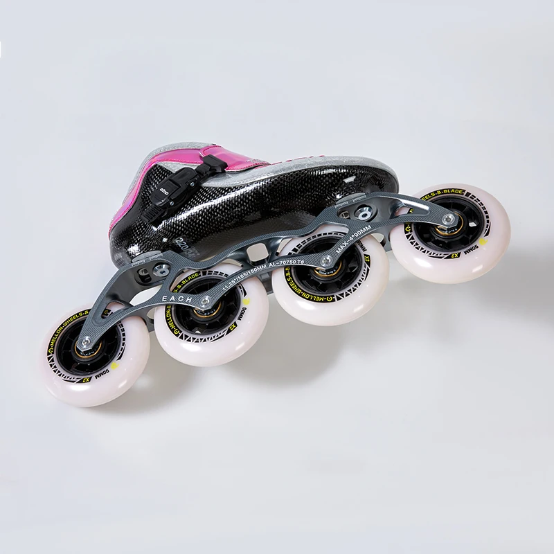 EACHkids Inline Speed Skates With Pu wheel 100mm*4/110mm*3/110mm*4 Speed Skating Shoes for Adult