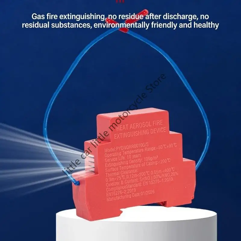 Unidad compacta protección contra incendios en aerosol R9CC con nailon activación 170C para espacios pequeños