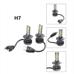 x H7 LED Headlight Conversion Kit COB Bulb 120W 26000LM White High Power 6000K Car Headlight Bulbs(LED) Car Lights