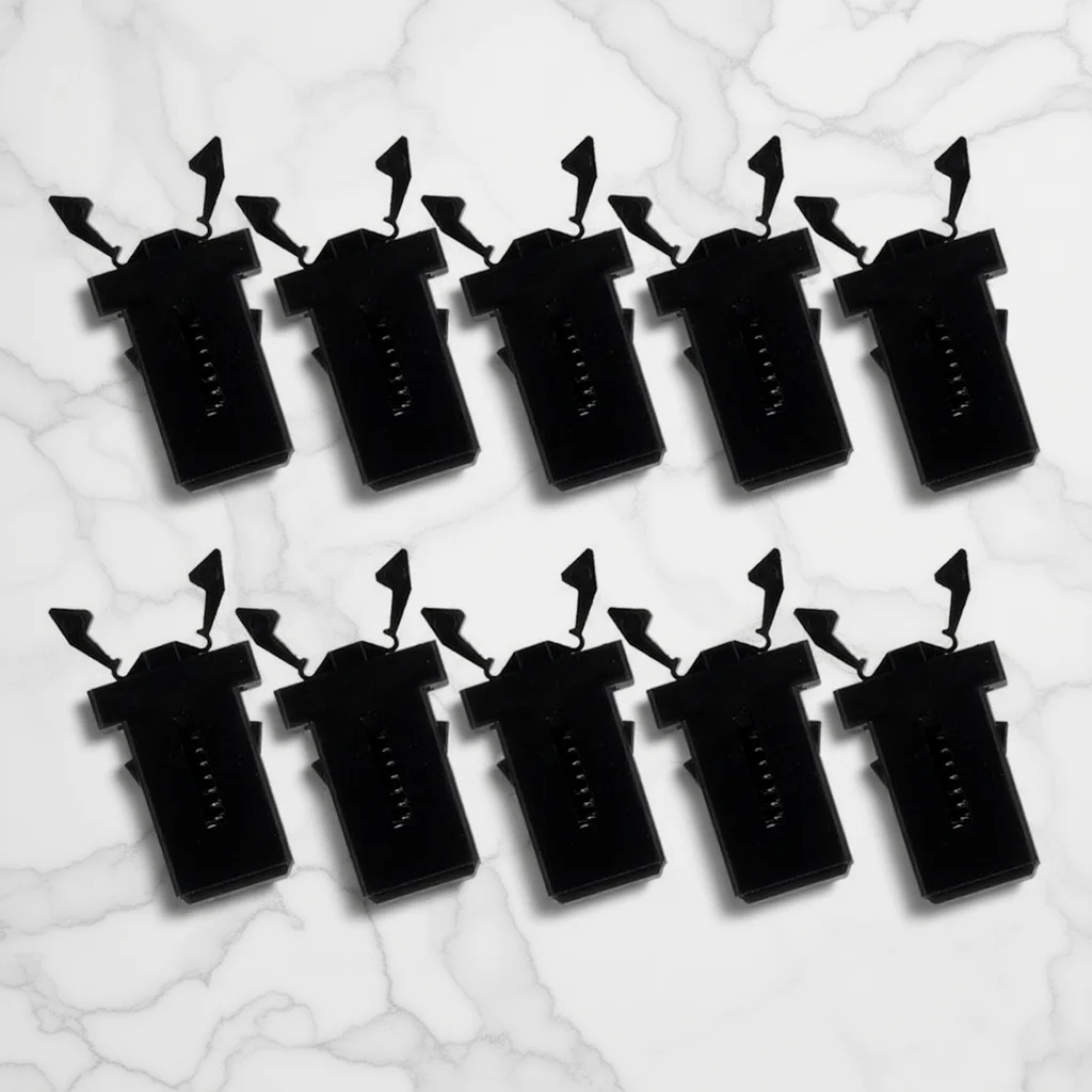 

10pcs Push-Type Buckle For Trash Can Replacement Locking Garbage Can Buckles Household Waste Bin Clip Latches Trashcan Supplies