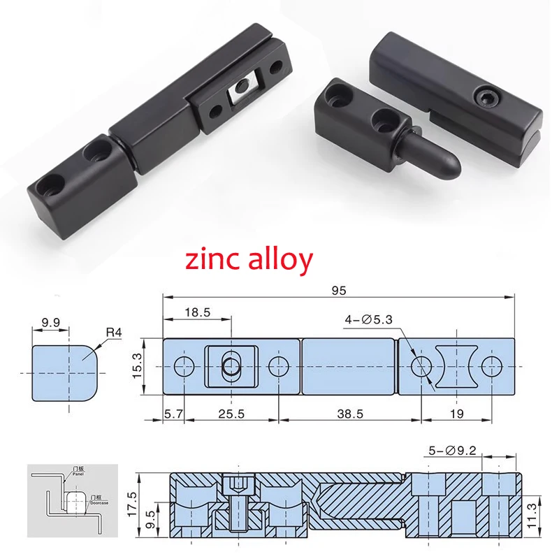 Unloading Coaxial Control Box Cabinet Door Hinge Industrial Equipment Part