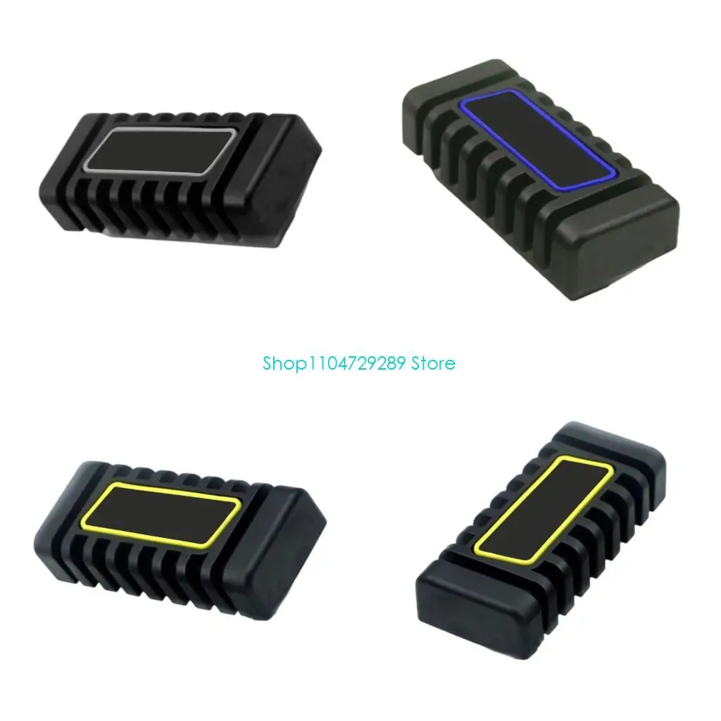 

D8KE Rubber Brake Pedal Upgrades Fits Anti Skid Motorcycle Foot Brake Pad Universal Brake Pedals Protector for BAJAJ