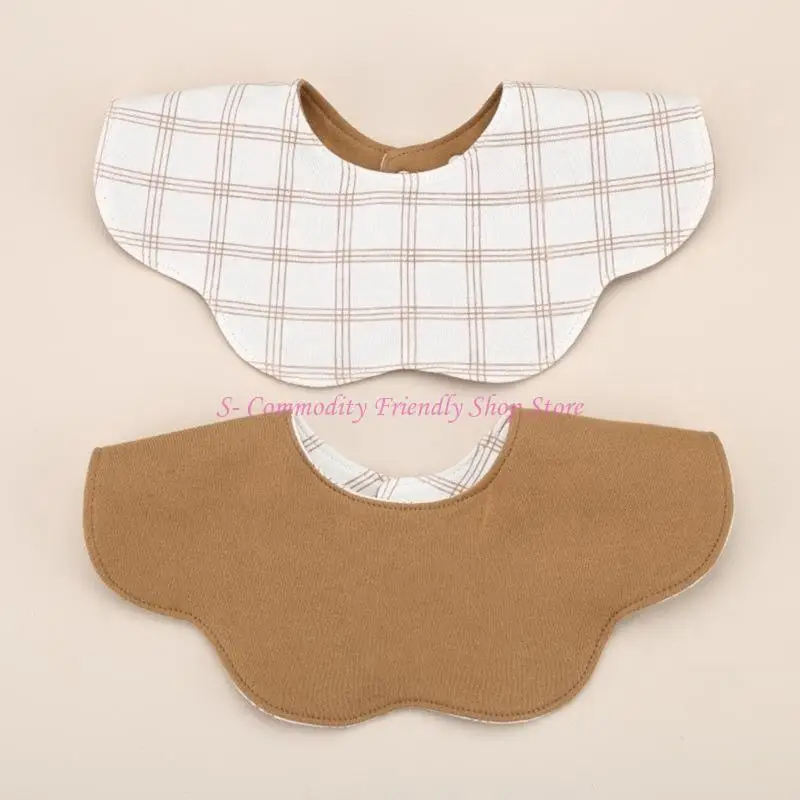 

85ae 2-letround Painting Bib Cotton Baby Bearpling Clate Plound на коже.