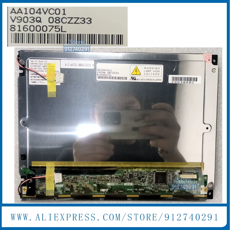 AA104VC01 AA104VC04 AA104VC05 Original 10.4 InchAA104VC03 AA104VC07 AA104VC10 AA104VC11 Industrial LCD Display Screen Panel