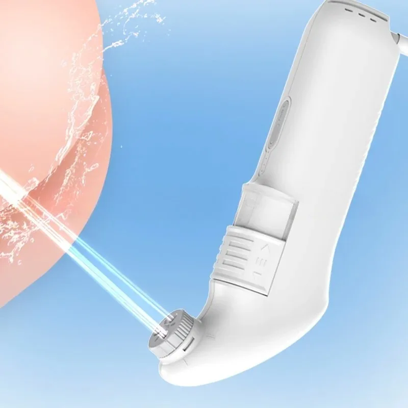 Electric Portable Travel Bidet Handheld Two Flow Control Spray Bidet 2L Water Bottle Irrigator