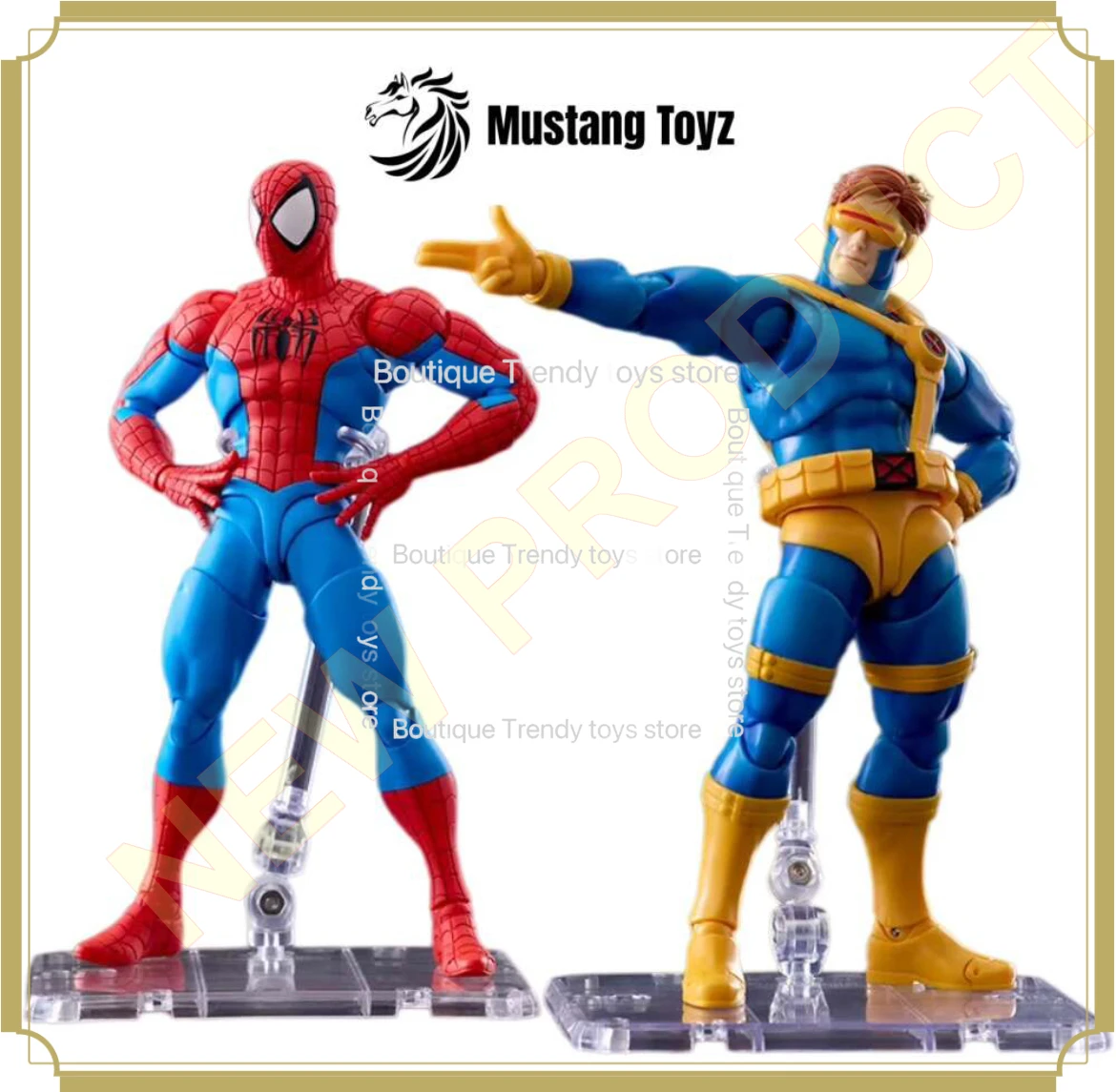 mustang-toyz-marvel-spider-man-action-anime-figure-shf-spider-man-cyclops-scott-summers-x-men-gamerverse-movable-figurine-model