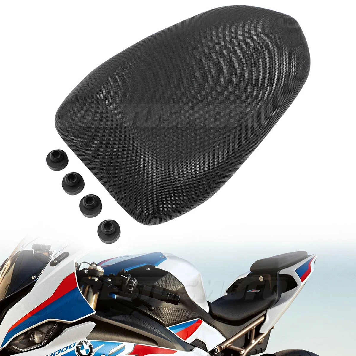 Motorcycle Rear Pillion Passenger Seat For BMW S1000RR S 1000RR 1000 RR 2019 2020 2021 2022 2023 2024 M1000RR 2021-2024