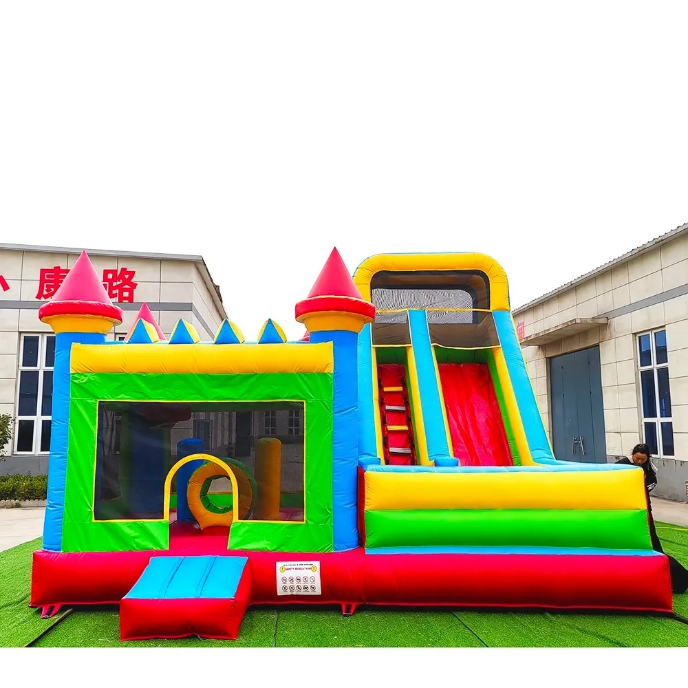 

Inflatable Bounce Slide Combo Pool Slide Commercial Bouncy Castle Jumping Inflatable Bouncer for Kids Adults Slide