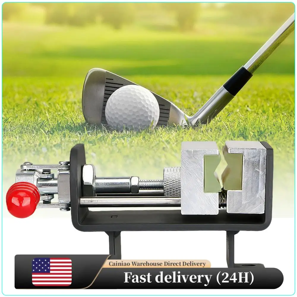 

Зажим для шафта гольф-клюшки, инструмент для замены рукоятки, набор для переклейки гольф-клюшек, зажим для шафта гольф-клюшки для домашней мастерской