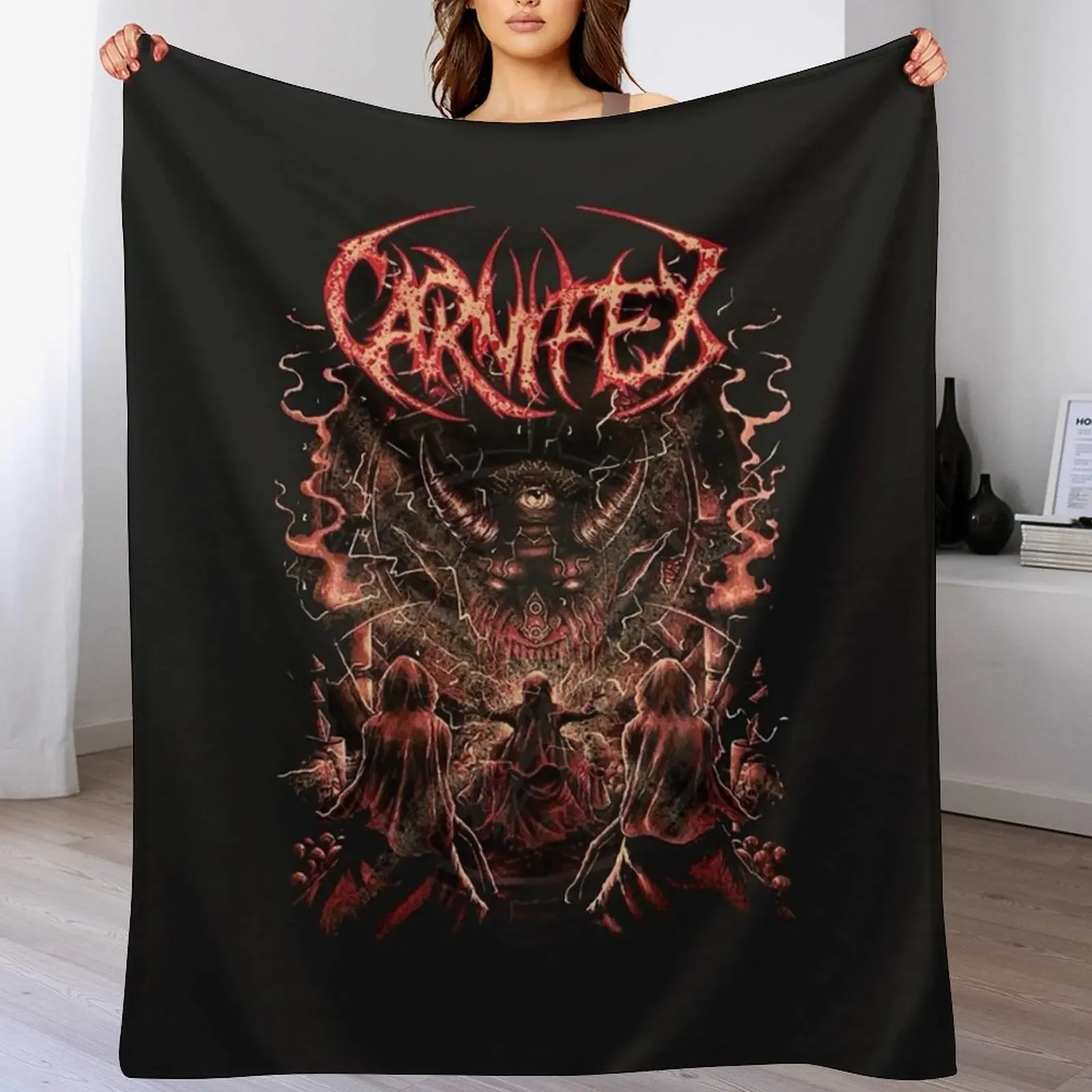 carnifex Throw Blanket No Pilling Soft Warm Blanket for Bed