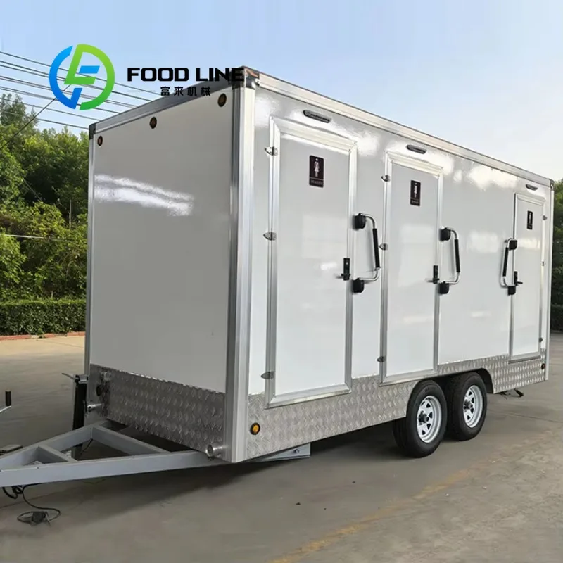 

2026 Luxe Steel Modern Eco-Friendly Automatic Moving Self Cleaning Mobile Blocks Shower Toilet Cabin Trailer
