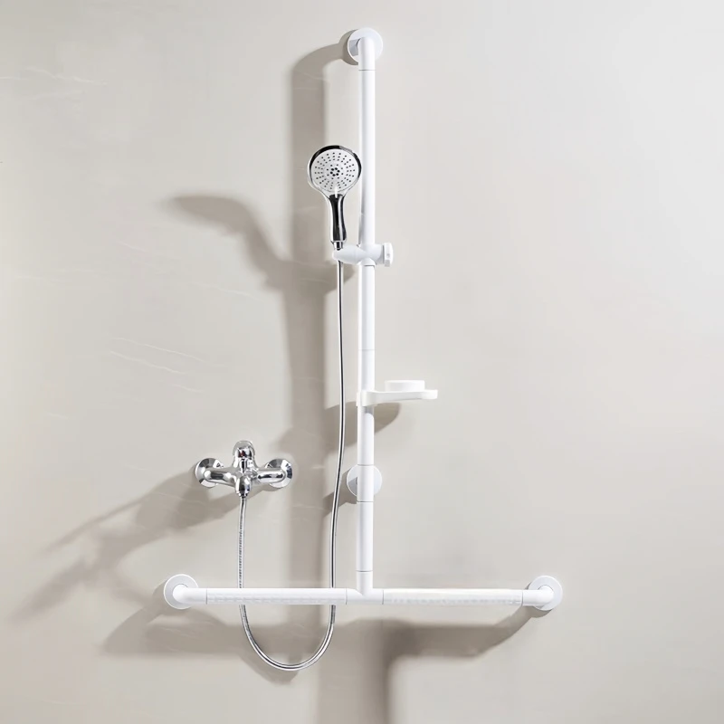 Multifunctional Customization Personalized Size T-shaped Shower Grab bar Disabled Bathroom Elderly Security Railing