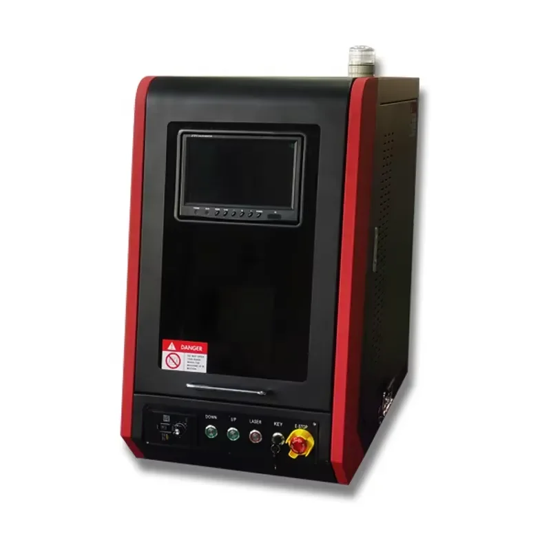 for 40W 50W 100W Portable Mini 3D CNC Handheld Jewelry Crystal Fiber Laser Engraving Machine for Metal