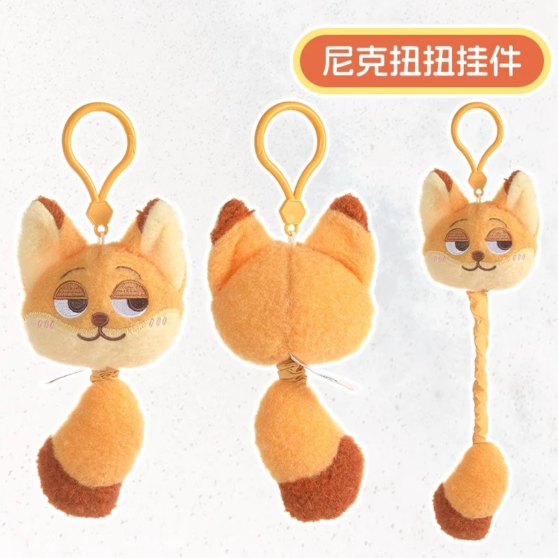 かわいいポットデミエル ズートピア ニック ぬいぐるみ ジュディ アニメ 漫画 キュート ビューティー ぬいぐるみ人形 キーホルダー バックパック ペンダント 女の子 カップル ギフト