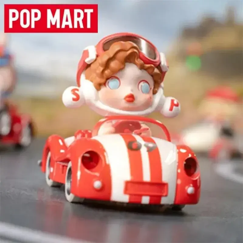 البوب مارت Popcar سوبر المسار سلسلة صندوق أعمى اللعب Kawaii أنيمي عمل الشكل مفاجأة صندوق غامض التماثيل دمية نموذج فتاة هدية