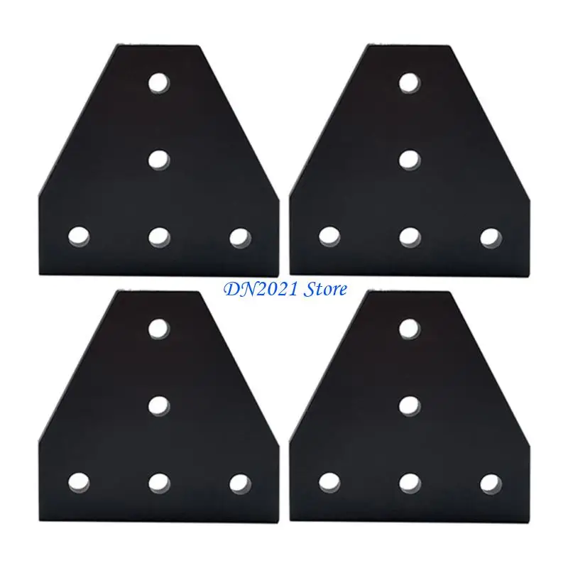 

F3KE 4PCS Алюминиевый угловой кронштейн пластинга угловой угловой пластин алюминиевый профиль алюминиевый профиль