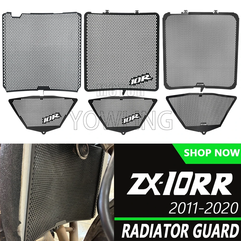 

For Kawasaki ZX10R ZX 10R 2011 - 2020 2019 2018 2019 ZX-10R ZX-10RR Motorcycle Radiator Protection Grille Guard Protector Cover