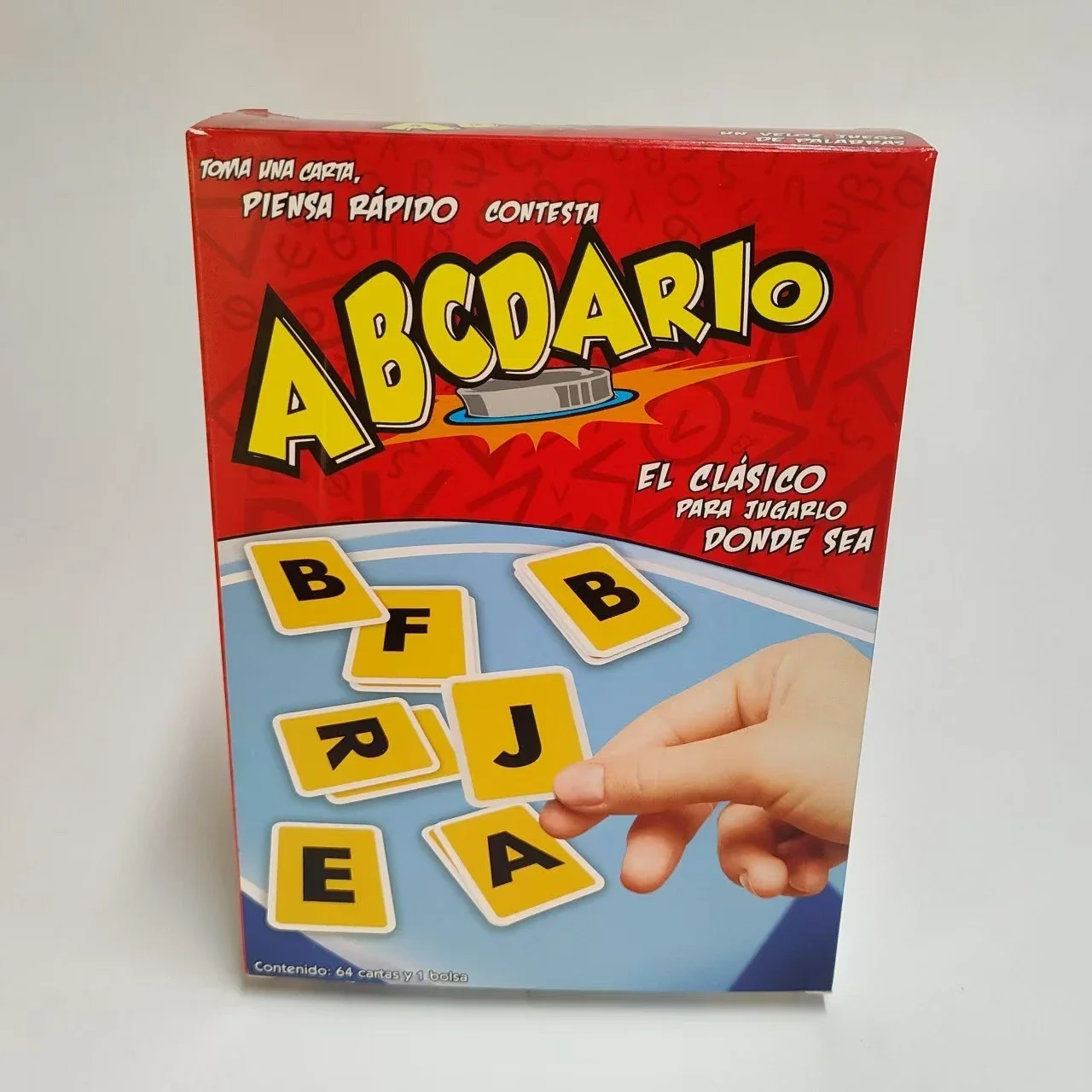 Spanish Basta Game Fast-paced Family Gathering Letter Toys For Adults Children Letters Learning Lengua española Desktop Card Gam