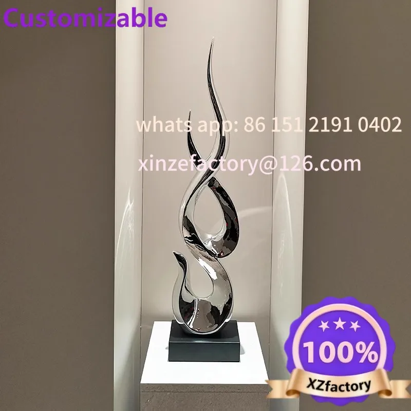 Customizable Modern Light Luxury High-rise Entrance Ornament Living Room Wine Cabinet Next to Decoration High-end Art