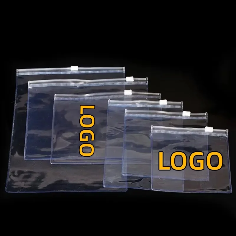 

100pcs Light Blue Jewelry Storage Bags - Thick Clear PVC Ziplock Pouches for Rings, Beads & Trinkets Resealable Packaging