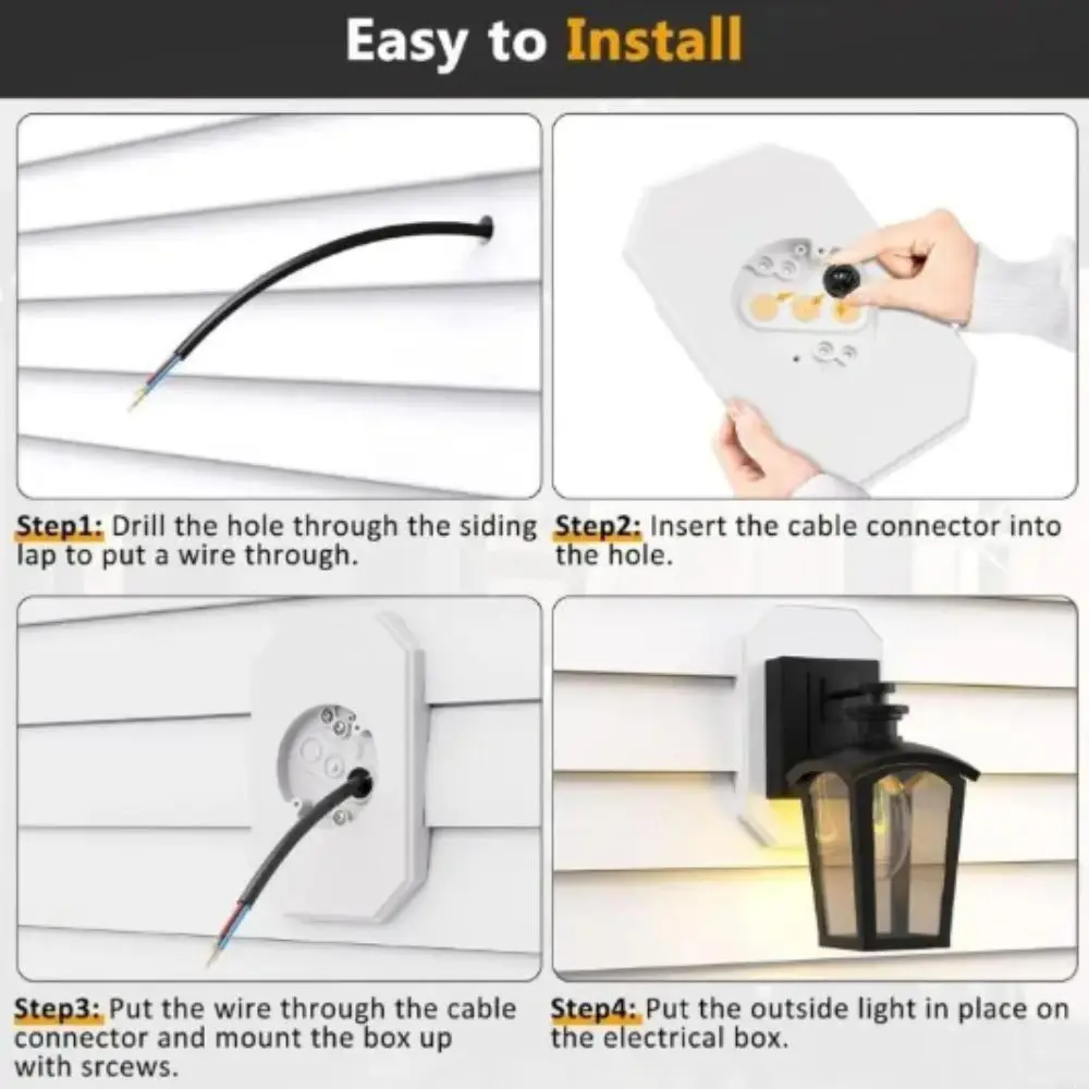 

Текстурированная монтажная пластина сайдинга для двойной сайдинга на колене для 4-дюймового монтажного комплекта сайдинга для доступа к проводке сайдинга 1/2 дюйма