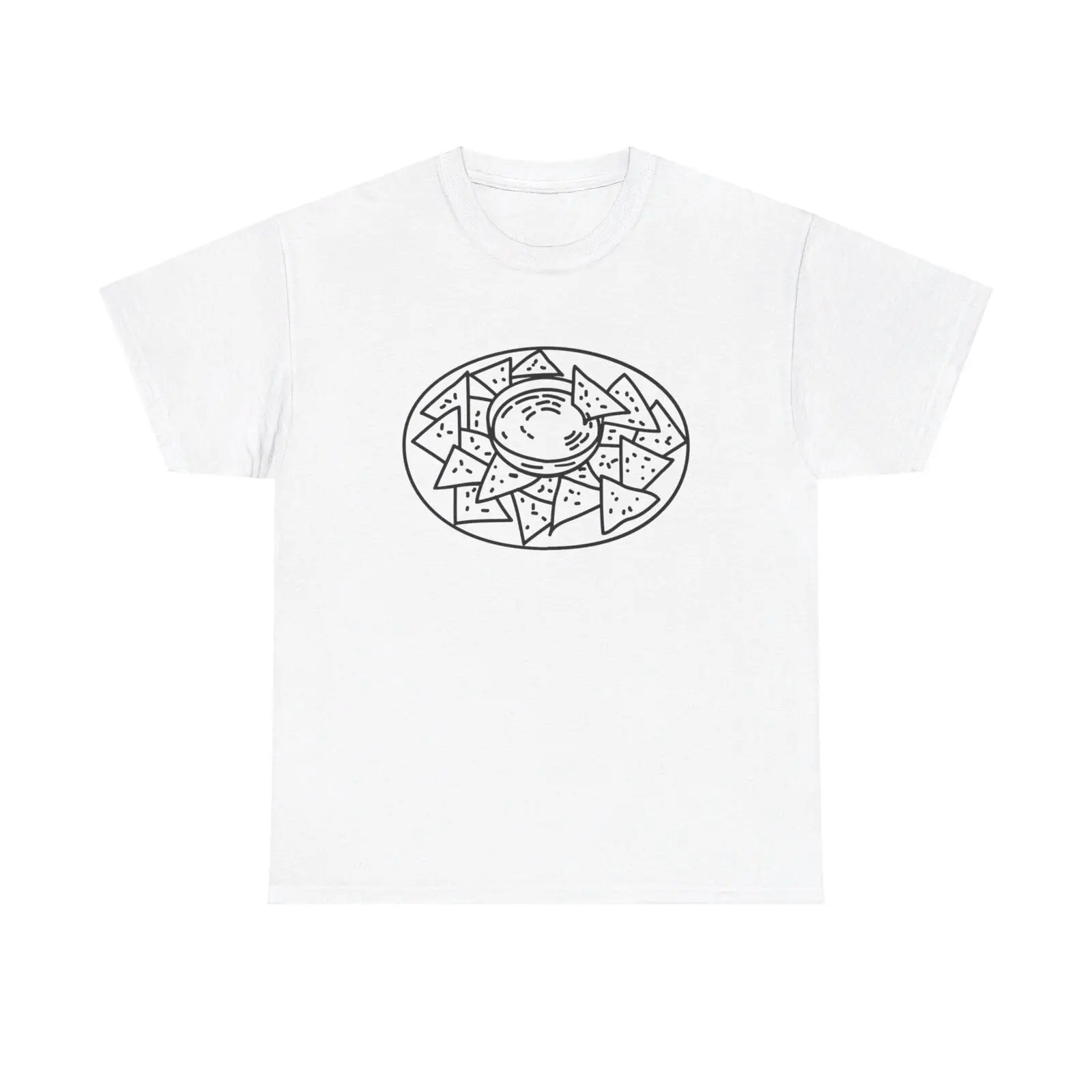 

Tortilla Chips Salsa T Shirt cute mexican food foodie appetizer plate