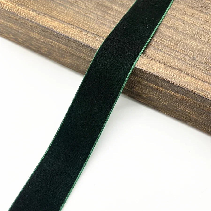 6-38 مللي متر الأخضر الداكن شريط مخملي عيد الميلاد الشريط عرض المجوهرات التعبئة والتغليف زهرة هدية التعبئة والتغليف القوس DIY بها بنفسك الطرف الديكور #6