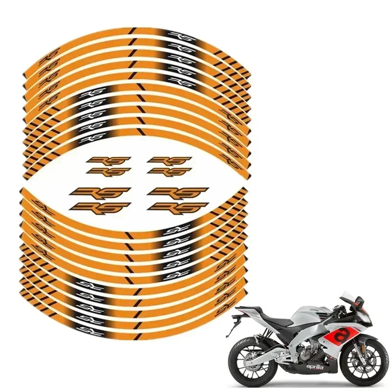 For APRILIA RS RS125 Motorcycle Motor Parts Contour Wheel Decoration Decal Sticker - 4