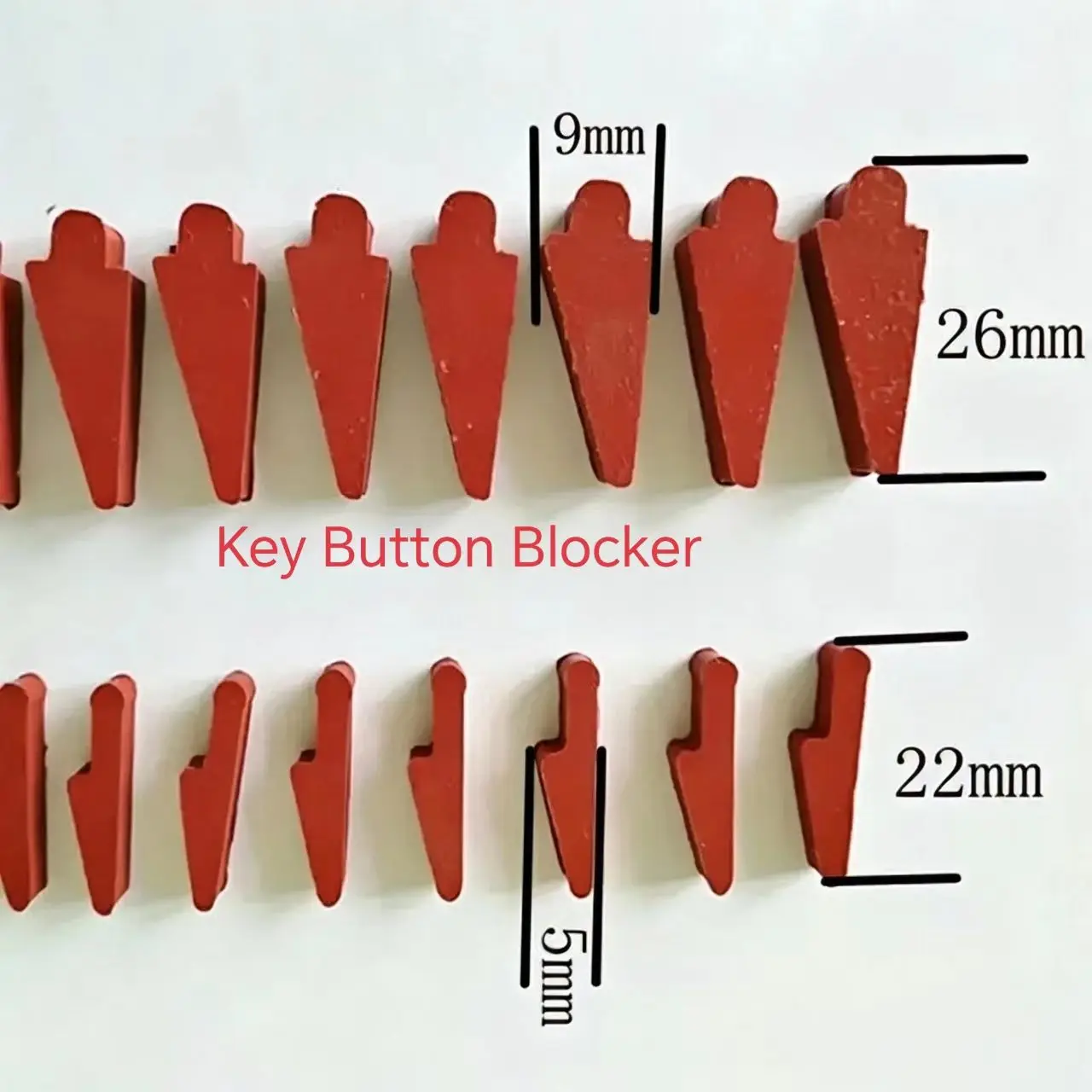 12 Pcs Saxophone Flute Clarinet Repair Tool Key Button Blocker Music Instrument Maintenance Equipment
