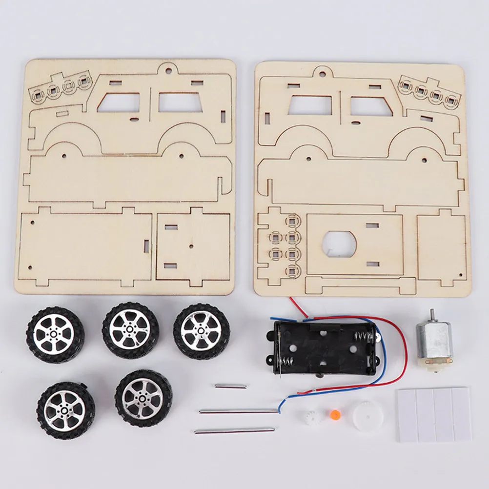 

3Mm Plywood Electric DIY Assembly Kit Push-Out Wooden Puzzle for Kids Creative Educational Building Activity Gift Decor