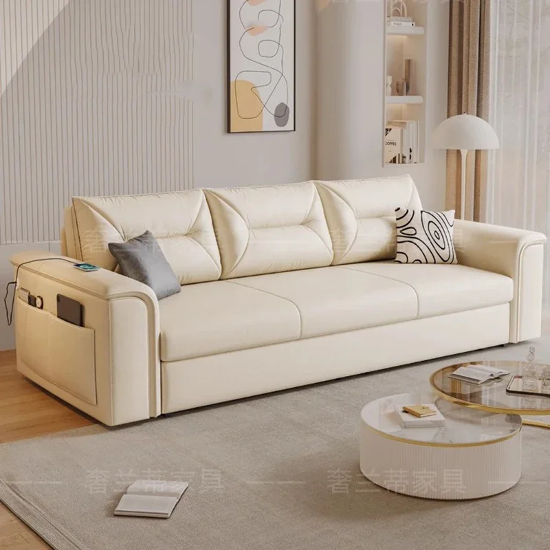 Retractable Elegant Living Room Sofas Lazy Sleeper Living Room Sofas Multifunctional Folding Wohnzimmersofas Home Furniture