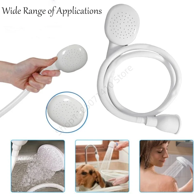 130cm Multifunctional Wash Head Shower Pet Faucet Shower Sprinkler Hose Sink Wash Extender Bathroom Bath Cleaning Supplies view 6