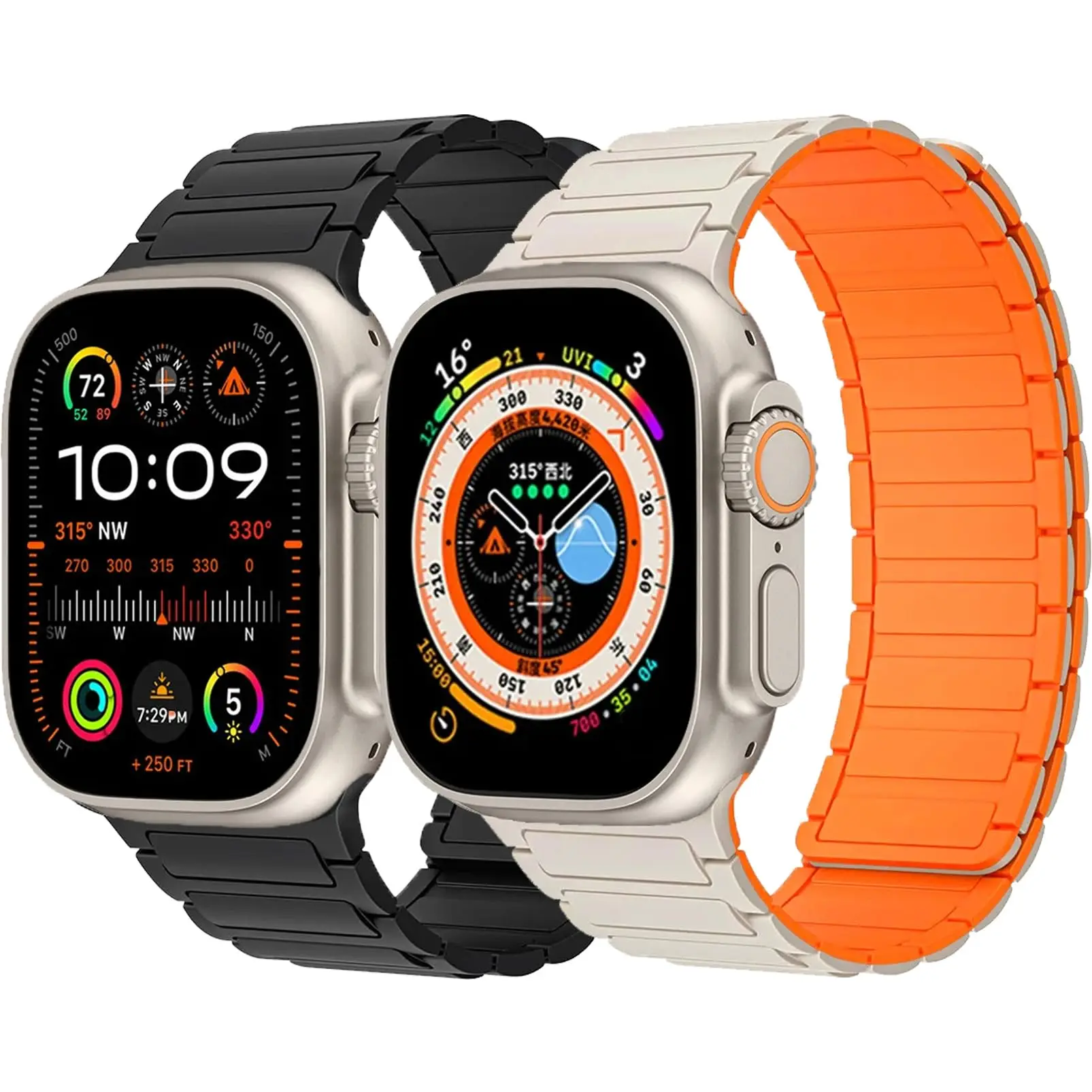 

Magnetic strap for Apple Watch ultra 2 Band 49mm 40mm 44mm 45mm 41mm 38mm Silicone Bracelet iWatch Series 9 8 7 6 5 4 3 SE bands