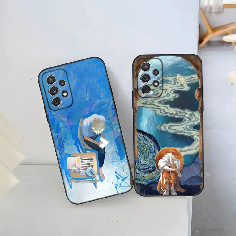 Anime Blue Period Yatorayaguchi  Phone Case For Samsung S25,S24 Ultra,S20,S30 plus,S22 plus,S23,S30 ultra 5G Silicone Cover