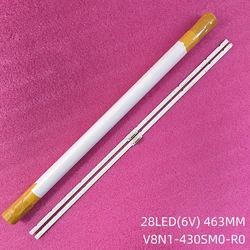 LED Backlight Strips  UE43RU7172U UE43NU7475 UE43NU7445 UE43NU7400 UE43RU7100 V8N1-430SM0-R0 BN96-45954A UE43NU7125K