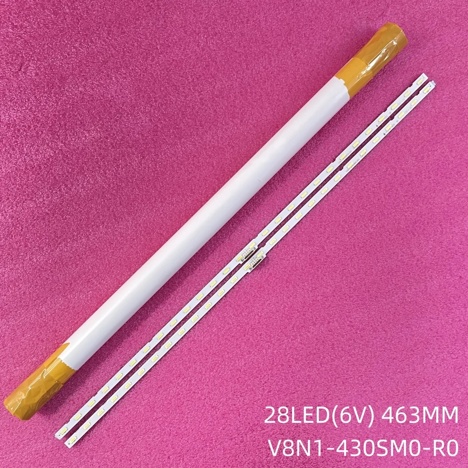 LED Backlight Strips  UE43RU7172U UE43NU7475 UE43NU7445 UE43NU7400 UE43RU7100 V8N1-430SM0-R0 BN96-45954A UE43NU7125K