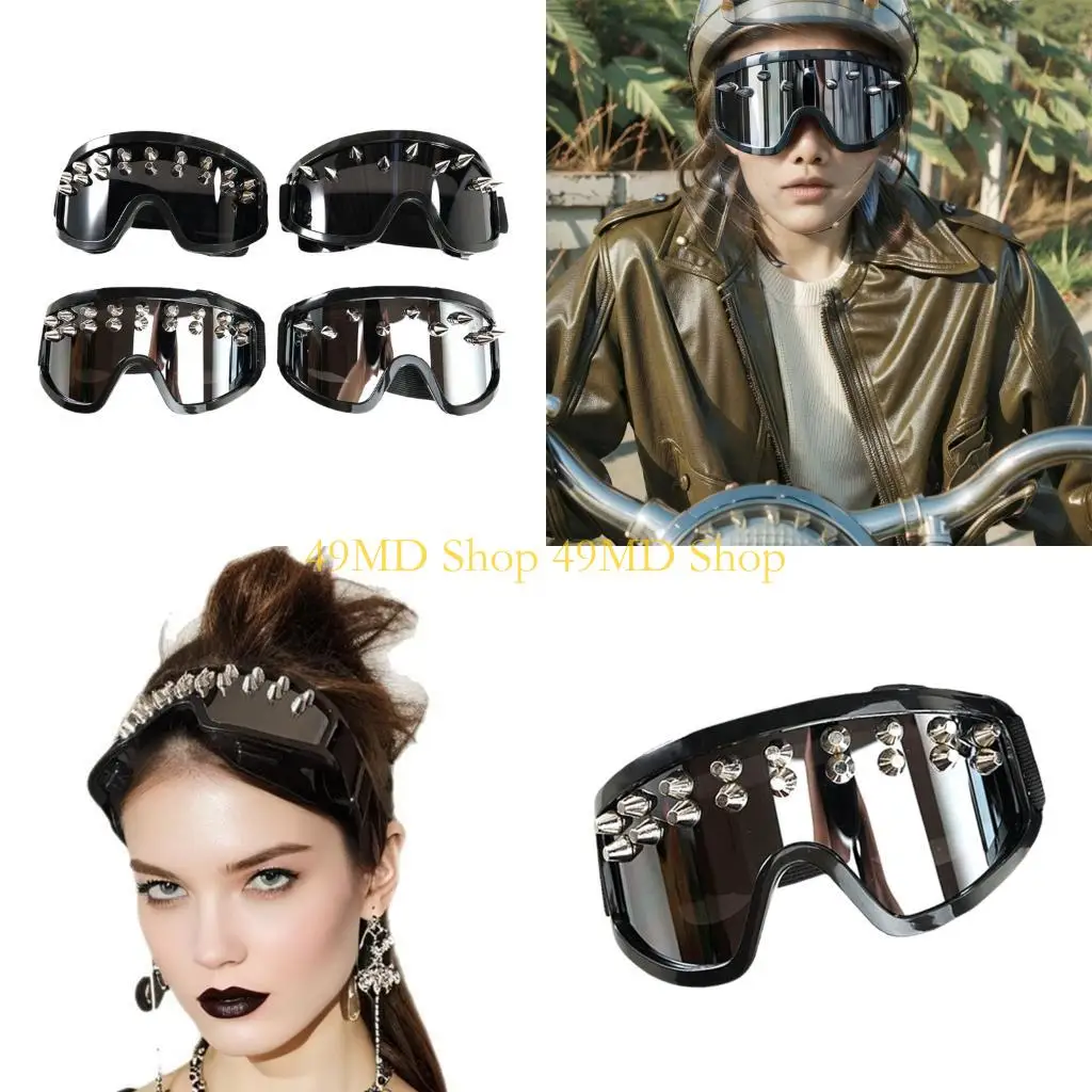 49MD Stylish Unisex Wind Resistant Sunglasses With Practical Metal Detail For Cycling