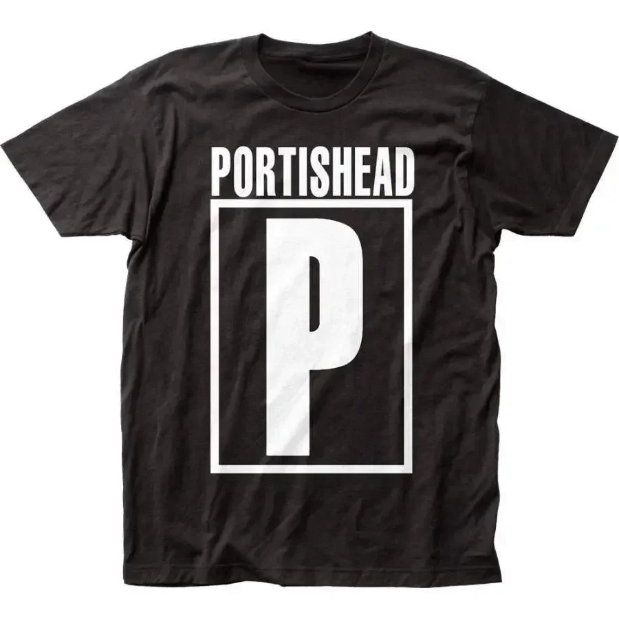 Portishead Logo Band Chemise Manches Courtes Classique Noir Unisexe S-234XL LE397