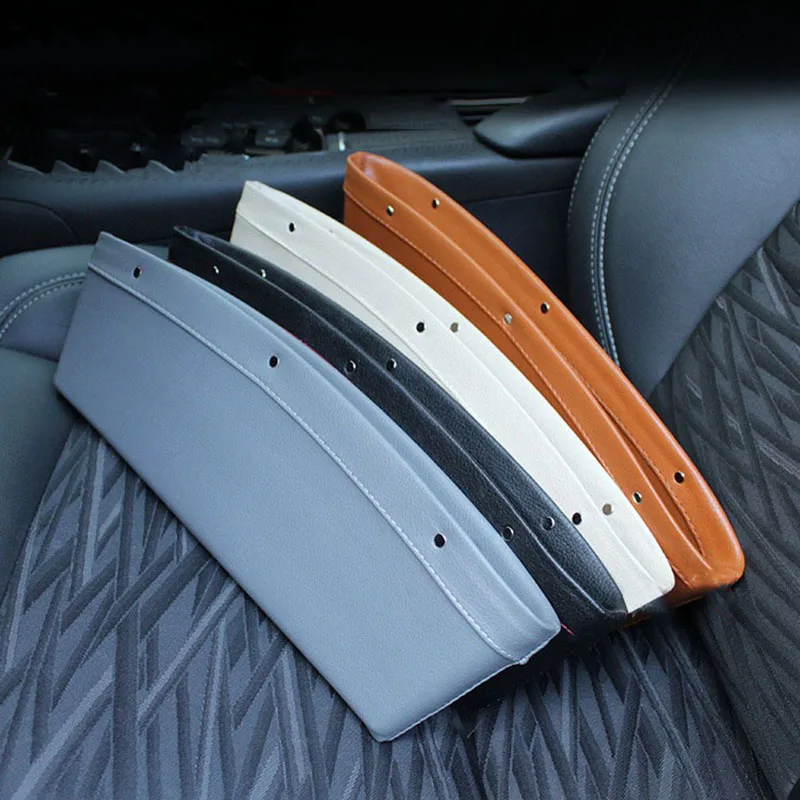 1PCS Car Slit Box Organizer PU Leather Car Seat Crevice Gap Storage Bag Organizer Pocket Slot Storage Cup Holder Car Accessories