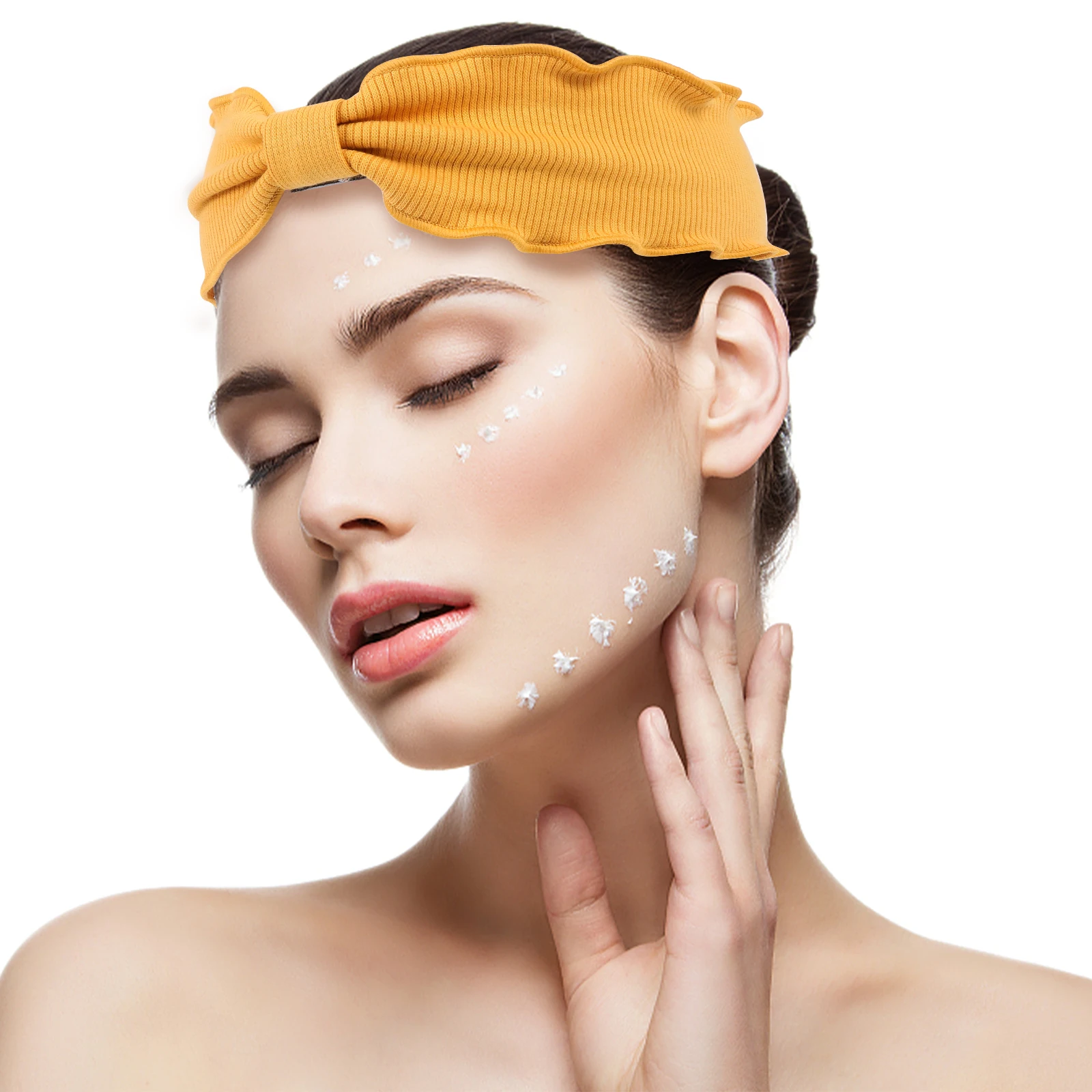 

3Pcs Butterfly Knot Yoga Headband Stretchy Breathable Fabric Hair Accessory for Workout Gym Makeup Daily Fashion Style