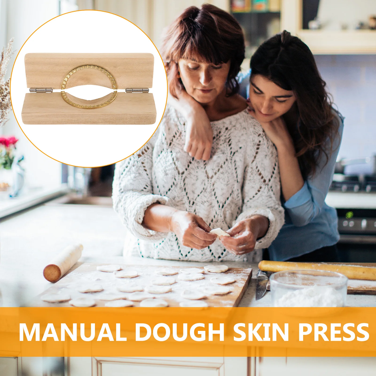 

Reusable Dumpling Press Mold Compact Size for Easy Storage Multifunctional Dumpling Maker Ideal for Use Convenient