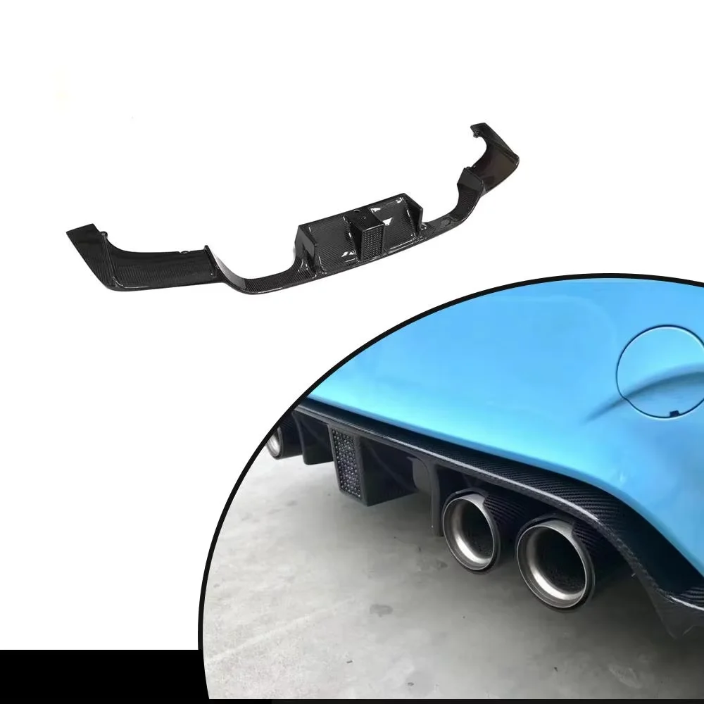 

High Fashion Real Carbon Rear Lip Bumper Diffuser For BMW F82 M4 F80 M3 Sedan 4-Door 2015-2019