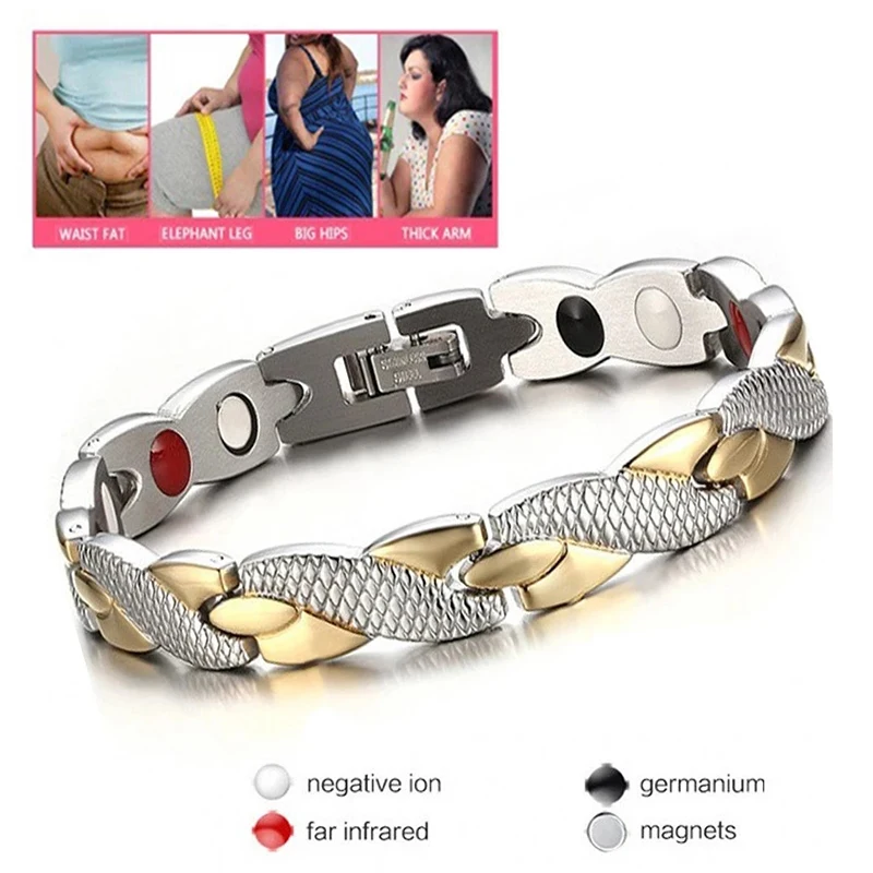 Sports Energy Slimming Bracelet Help Sleep Black Technology Negative Ion Fitness Bracelet Male Quantum Magnetic Therapy