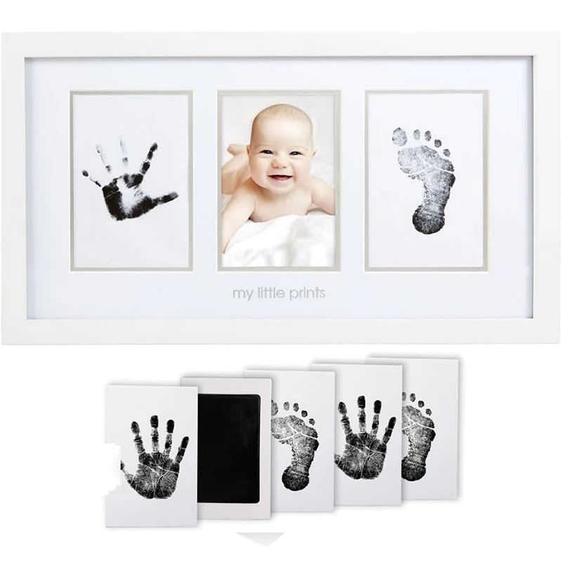 DIY Newborn Baby Footprints Pet Dog Footprint Handprint Pad Kits Photo Frame Toddlers Souvenir Accessories Safe Baby Shower Gift