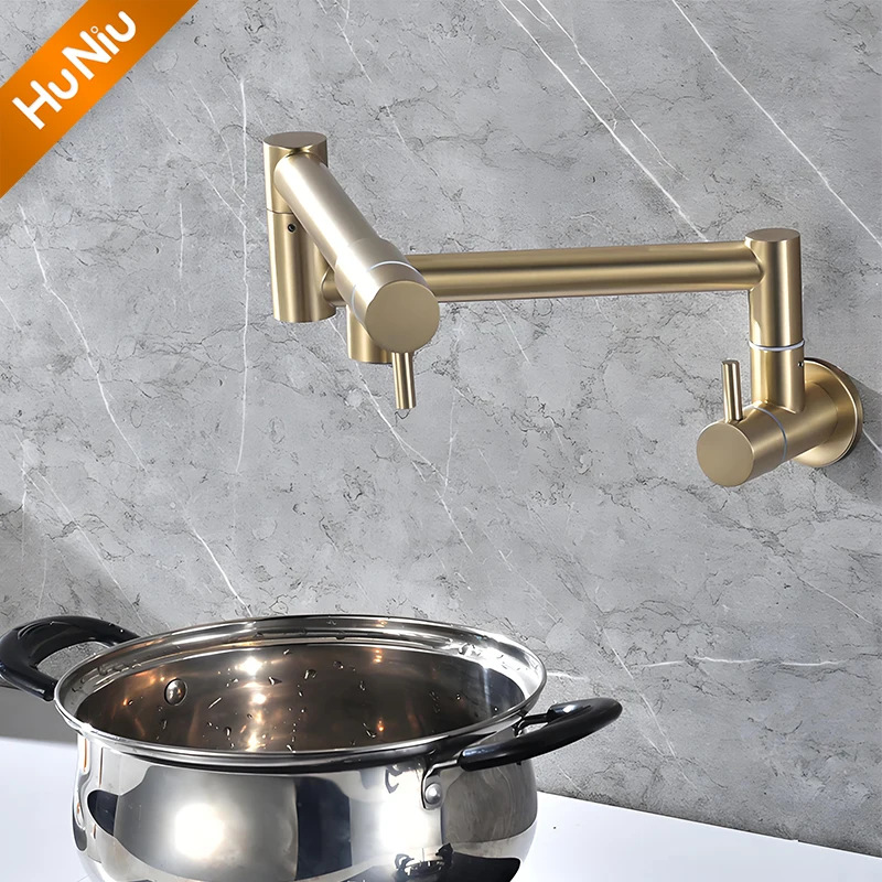 

Folding Kitchen Faucet Stainless Steel Single Cold Faucet Bathroom Faucet Rotate Fold Kitchen Faucets Kitchen Concealed Faucet