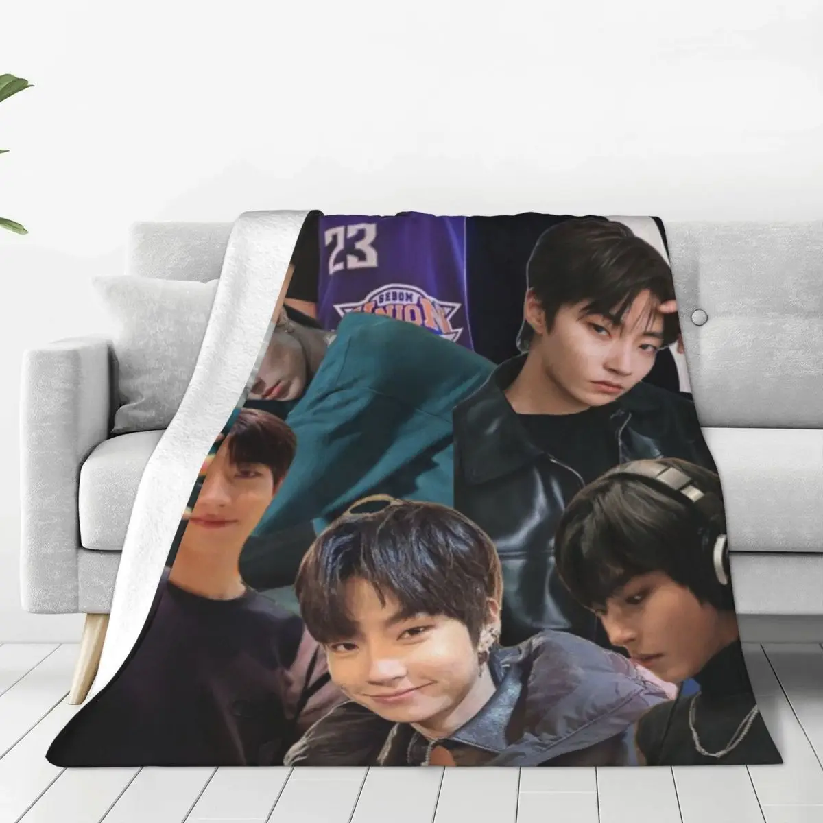 Hwang In Yeop blankets Warm Flange blankets Soft and comfortable blanket picnic blanket birthday gift