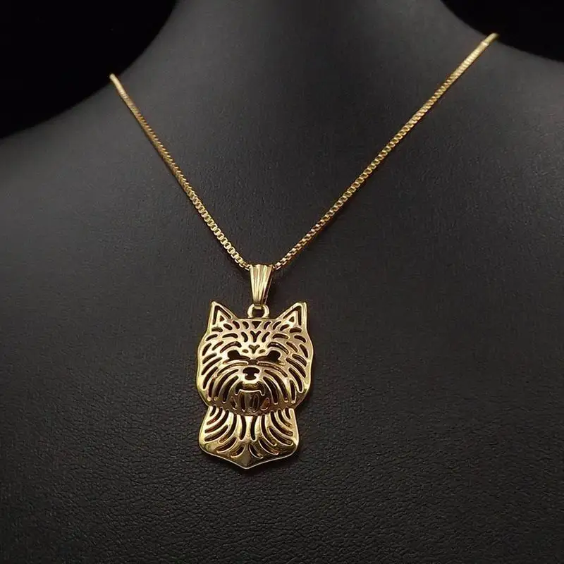

Jewelry Women's Metal Norwich Terrier Dog Pendant Necklace