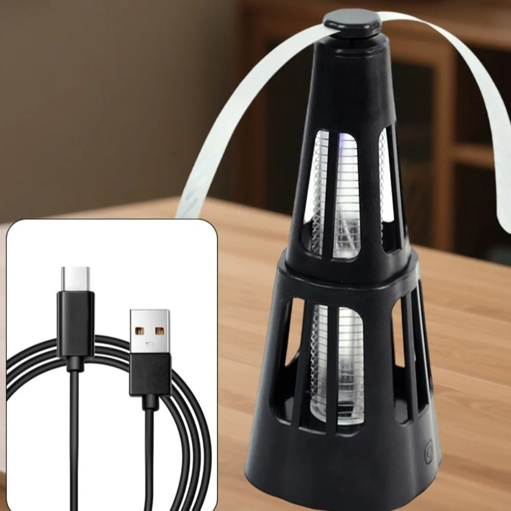 USB Rechargeable/Battery Powered Fly Repellent Fan Portable Multi-Functional Insect Repellent Fan Can Drive Flies Safe