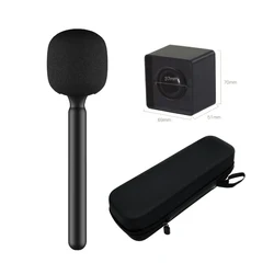 Interview Microphone handheld adapter wireless mic microfono Handle Adoptor for DJI MIC 2/Ulanzi/Boya Link/MOMA Lark/saramonic